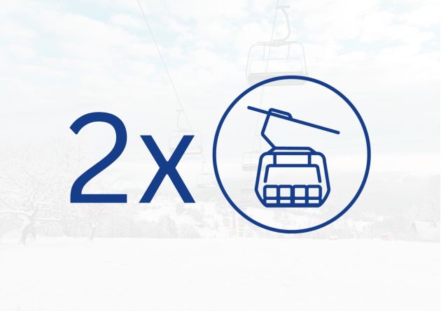 2× čtyřsedačková lanovka