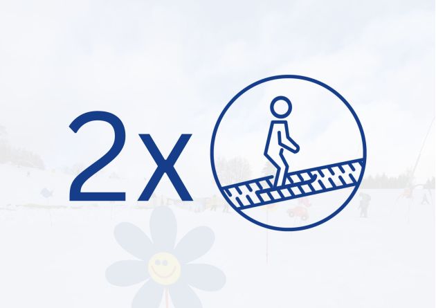 2x dětský pojízdný pás